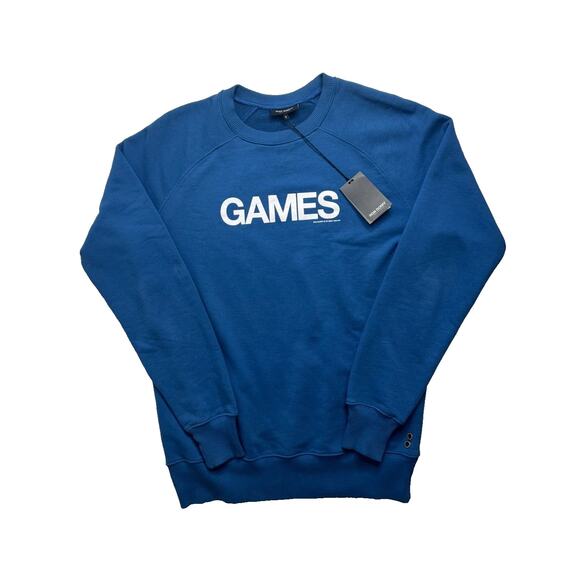 3-16 RON DORFF Men's Sweater Blue Small - Picture 1 of 12